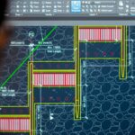 Fotografie einer schematischen Skizze aus einem Planungstool.
